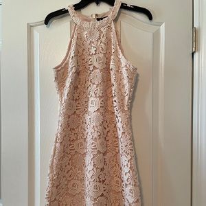 Lulu’s Blush Pink Lace Dress